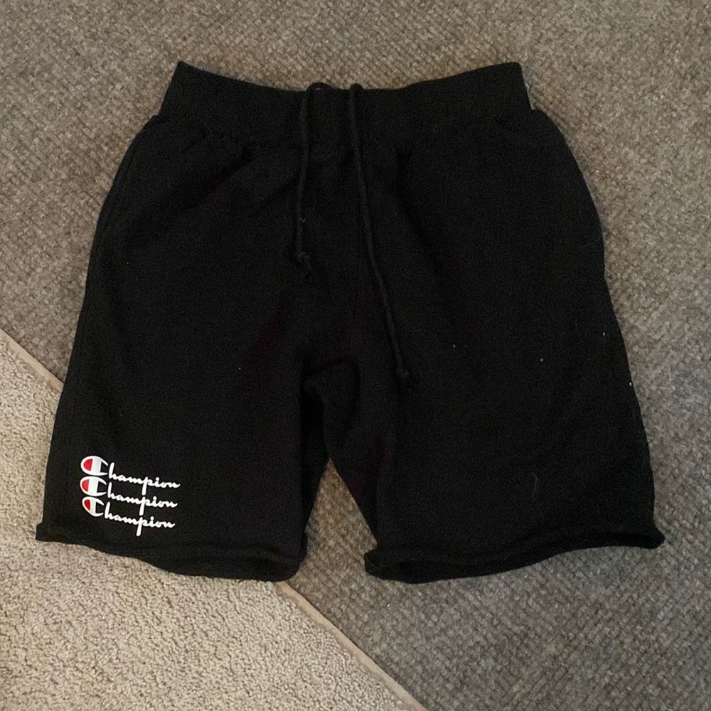 black champion shorts